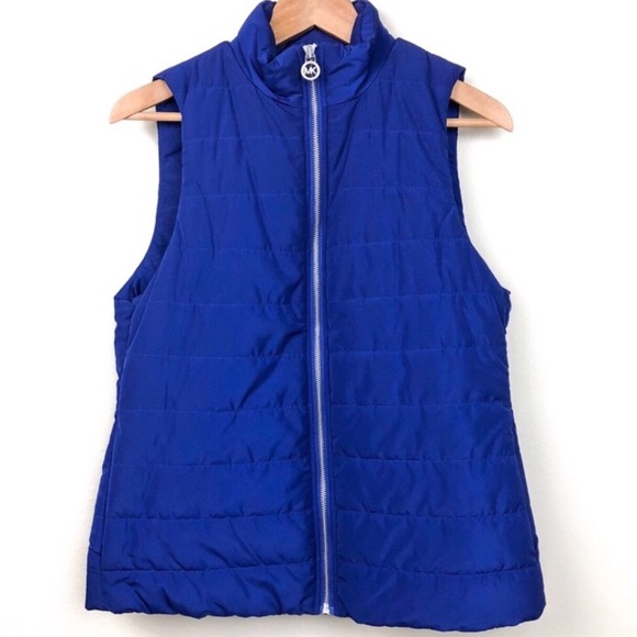 michael kors vest blue